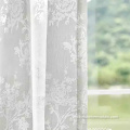 Hollow-Out Rose Gauze Tulle Curtain Sheer